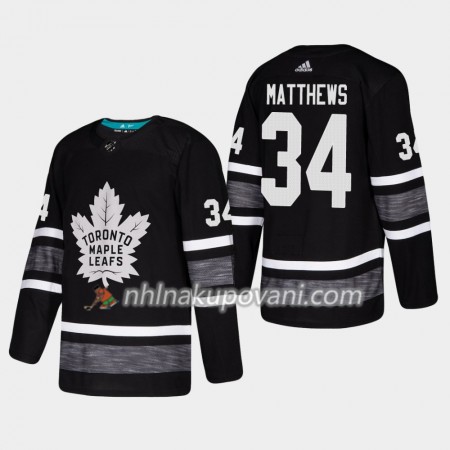 Toronto Maple Leafs Dresy Auston Matthews 34 Černá 2019 NHL All-Star Adidas Authentic - Pánské